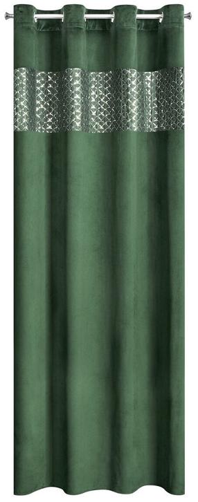 Naktinė užuolaida ZKZQ-02, tamsiai žalia sp., 140 cm x 250 cm