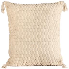 Dekoratyvinės pagalvėlės užvalkalas Mariall J02A-06, smėlio sp., 60 cm x 60 cm