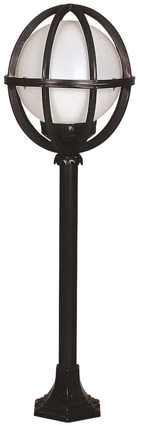 Pastatomas lauko šviestuvas Opviq BSU-68080-BSY-M7-BOP, 60W, E27, IP65, juoda sp., 30 cm x 100 cm