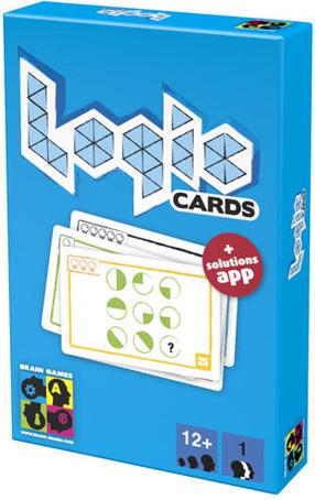 Kāršu spēle Brain Games Logic Cards Blue