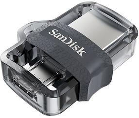 USB mälupulk SanDisk Ultra Dual, hall v., 128 GB