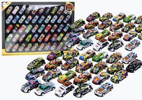  Žaislinių automobilių rinkinys Lean Toys, įvairių spalvų