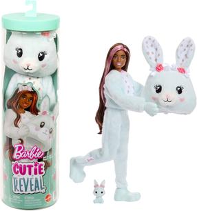 Lėlė su priedais Mattel Barbie Cutie Reveal Bunny JJP65, 30 cm, žalia sp.