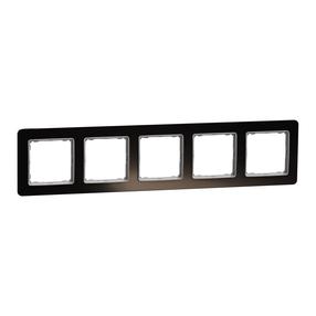Rāmis 5PL Schneider Electric Sedna SDD361805, melna krās. 5 v.