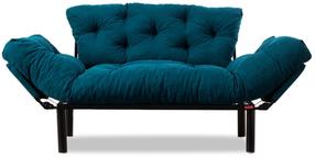 Sofa-lova Hanah Home Nitta Petrol, turkio sp., 155 x 85 cm x 73 cm