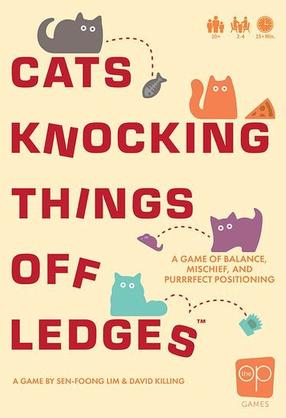 Stalo žaidimas The Op Games Cats Knocking Things Off Ledges, EN