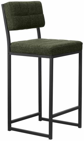 Baro kėdė Kalune Design Retro 225ALN1121, matinė, žalia sp., 40 cm x 40 cm x 98 cm