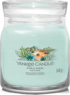 Свеча, ароматическая Yankee Candle Aloe & Agave, 35 - 50 час, 368 г, зеленый цв.
