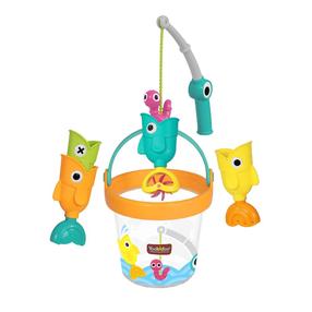 Vannas istabas rotaļlietu komplekts Yookidoo Catch N Sprinkle Fishing Set, daudzkrāsaina