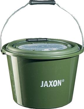 Spaiņi Jaxon Bucket 6100301, 33 cm, 33 cm, 11 l, balta krās./zaļa krās.