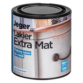 Lakk, täismatt Jeger, 0.5 l, Värvitu