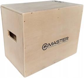 Аксессуары для тренировок Master Plyometric Box MAS-C567, 75 см, 23 кг, коричневый цв.