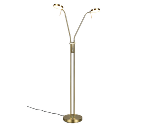 Stāvlampa Trio Monza, 12 W, LED, misiņa krās.