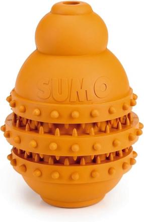Žaislas šuniui, tąsymui Beeztees Sumo Play Dental 626630, 12 cm, Ø 9 cm, oranžinė sp., M