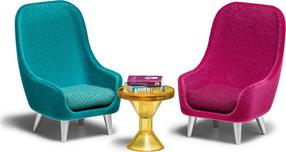 Мебель, набор Lundby Armchair 18262, многоцветный
