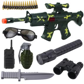 Игрушечное оружие, c аксессуарами Lean Toys Military Rifle 27749 Зеленый цв.