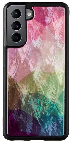 Telefona vāciņš iKins Samsung Galaxy S21+, melna krās./daudzkrāsaina, Samsung