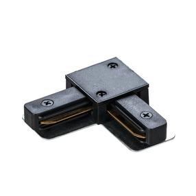 Elektrinė jungtis bėginei sistemai DPM X-Line PROFILE RECESSED L-CONNECTOR STLB, nėra gaubto / juoda sp.
