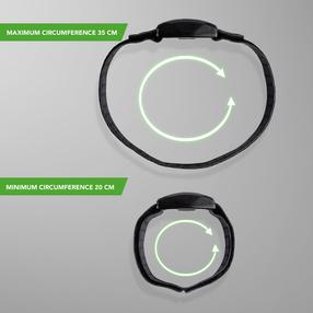 Südamelöögi lugeja Tunturi Digital Heart Rate Armband (BT/ANT+) 14TUSRU186, 4.8 cm, 0.013 kg, must v.