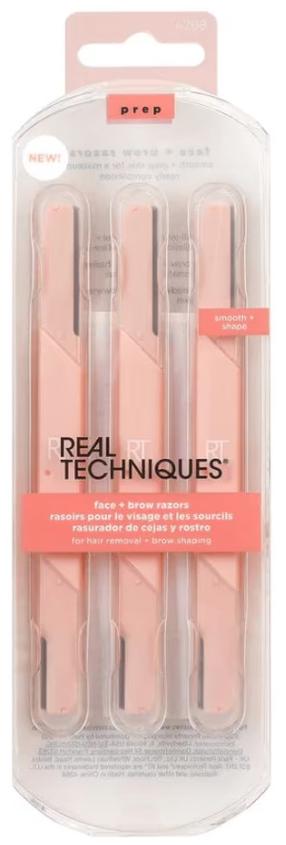 Kulmude raseerija, näo jaoks Real Techniques 4268, 3 tk, roosa v.