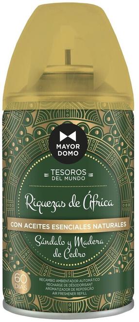 Gaisa atsvaidzinātājs Mayor Domo Refill Riches of Africa, 0.250 l