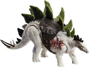 Фигурка-игрушка Mattel Jurassic World Stegosaurus HLP24, 35.5 см, зеленый цв./серый цв.