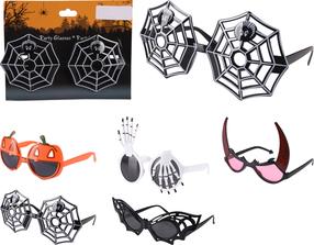 Brilles, skelets Halloween Style, (krāsa/dizains tiek izvēlēts nejauši)