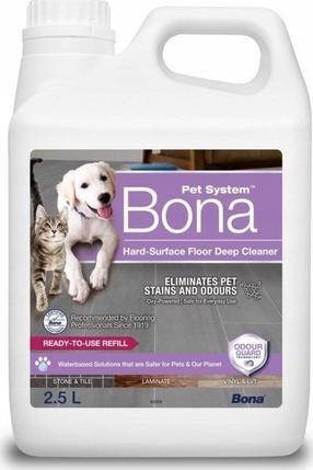 Põrandapuhastusvedelik Bona Pet, keraamiliste plaatide jaoks/kivipõrandate jaoks, 2.5 l