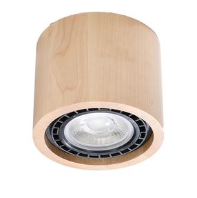 Šviestuvas lubų Sollux Basic 1 5903282799134, GU10, 1 x 40 W, ruda sp. / ruda sp.