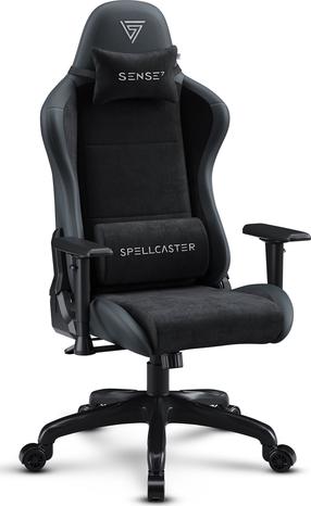 Žaidimų kėdė SENSE7 Spellcaster Fuku, 58 x 71 x 125 - 135 cm, juoda sp.