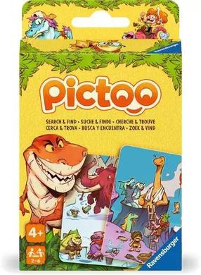 Kortų žaidimas Ravensburger Pictoo Dino 23479