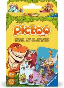Kortų žaidimas Ravensburger Pictoo Dino 23479