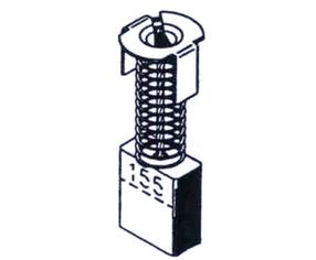 Birstīte Haushalt, 6.5 mm x 13.5 mm x 16 mm, 2 gab.