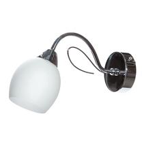 Šviestuvas sieninis Okko Elisa MB11219/1, E14, 1 x 60 W, balta sp. / sidabro sp.