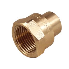 Adapteris Nibco 42700, 22mm x 1/2", žalvaris