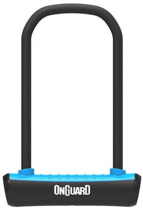 Замок OnGuard Neon 8155, синий цв./черный цв., 140 мм