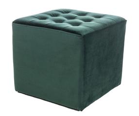 Pufas Modern Lori Velvet, žalia sp., 39 cm x 39 cm x 34 cm