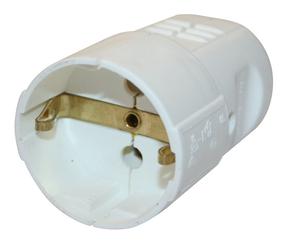 Розетка N&L 17259, белый цв.