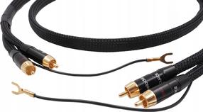 Kaabel Melodika MDPHD30 2 x RCA, 2 x RCA, 3 m, must v.
