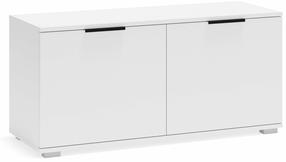 Prieškambario spinta Clif ST-100, balta sp., 100 cm x 38 cm x 48 cm
