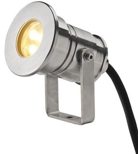 Ühendatav välisvalgusti SLV Dasar, 6.5W, LED, IP67, roostevaba teras v., 10 cm x 10.8 cm