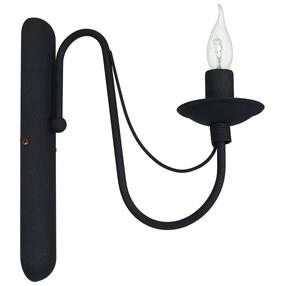 Lampa sienas Aldex Rose 397C1, E14, 1 x 10 W, melna krās. / melna krās.