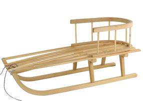 Medinės rogės, ruda sp., 87 cm x 39 cm