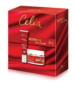 Набор кремов для лица Dax Celia Retinol Elastyna, 65 мл, 50+, 2 шт.