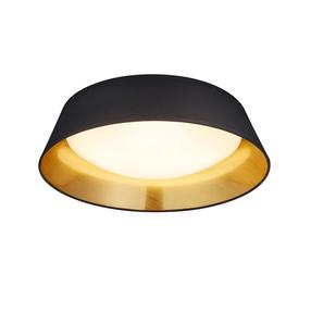 Šviestuvas lubų Reality Ponts R62871879, LED, 3000 °K, 1 x 18 W, juoda sp. / juoda sp.