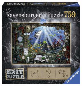 Pusle Ravensburger Exit In Submarine, 70 cm x 50 cm, 759 tk, mitmevärviline