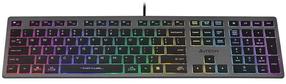 Vadu datora tastatūra A4Tech Fstyler FSTYLER FX60H, EN, melna krās.