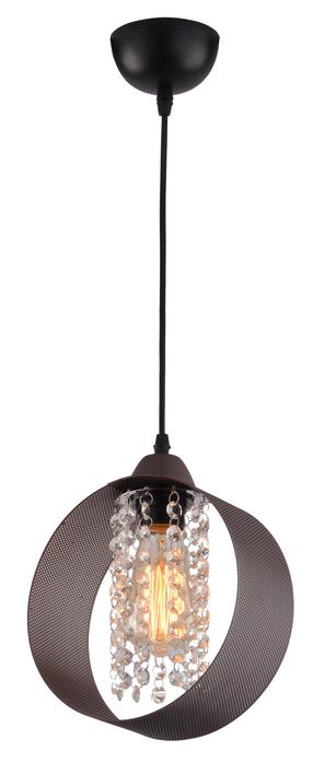 Lampa karināms Candellux Lighting Andaro, E27, 1 x 40 W, brūna krās. / melna krās.