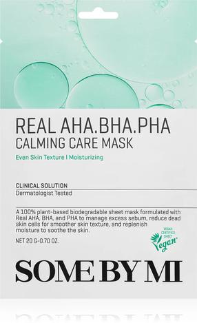 Veido kaukė Some By Mi Real AHA-BHA-PHA Calming Care, 20 g