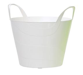 Veļas kaste Keden, 15 l, balta krās., 33.8 cm x 33.8 cm x 33.8 cm